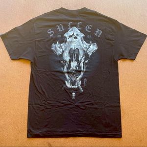 ☠️ NEW SULLEN ART MENS BLACK TSHIRT SZ:L NWOT🏷